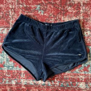 Velour comfy shorts
